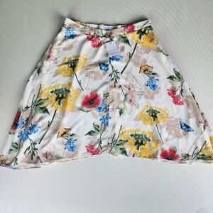 GIBSON LATIMER Floral Print Skirt Size XL